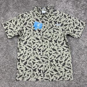 Columbia Mens WILD CAST Camp Fishing Active Fit Smokey Sage Size M NEW